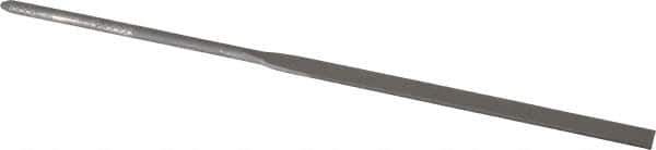 Grobet - 5-1/2" Needle Precision Swiss Pattern Round File - Round Handle - Eagle Tool & Supply