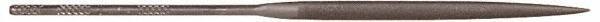 Grobet - 5-1/2" Needle Precision Swiss Pattern Marking File - Round Handle - Eagle Tool & Supply