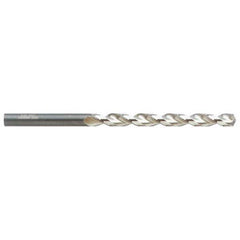 Taper Length Drill Bit: 0.2165″ Dia, 130 ° Bright/Uncoated, 3.523″ Flute Length, RH Cut, Parabolic Flute, Straight Shank, Series 336