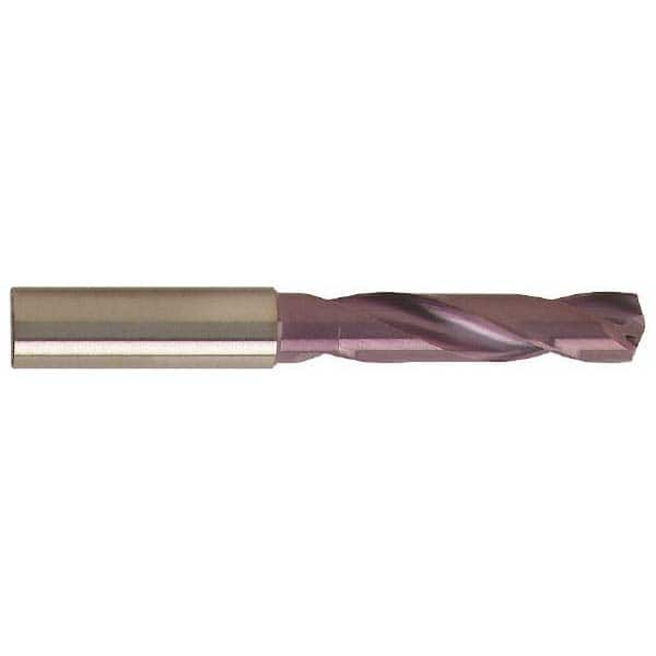 Guhring - 0.7283" 140° Spiral Flute Solid Carbide Screw Machine Drill Bit - Eagle Tool & Supply