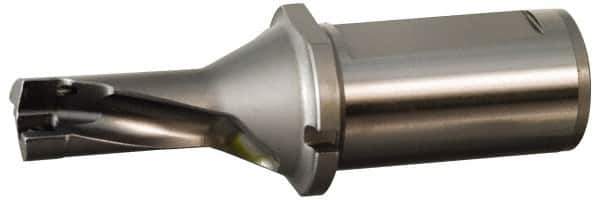 Kennametal - 76mm Max Drill Depth, 4xD, 19mm Diam, Indexable Insert Drill - 2 Inserts, 32mm Shank Diam, Whistle Notch Shank - Eagle Tool & Supply