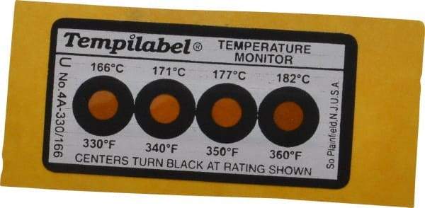 Tempil - 166/171/177/182°C Temp Indicating Label - Eagle Tool & Supply