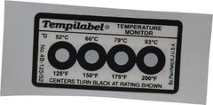 Tempil - 52/66/79/93°C Temp Indicating Label - Eagle Tool & Supply