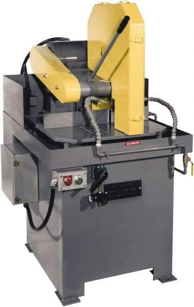 Kalamazoo - 20" Blade Diam, 1" Arbor Hole, Straight Chop & Cutoff Saw - 1,550 RPM, 20 hp, 220/440 Volts, 3 Phase - Eagle Tool & Supply