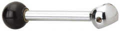 Gibraltar - 1 Offset Arm, 5/16" Hole, Reamed Clamping Handle - 25/32" Hub Diam, 13/16" Ball Diam - Eagle Tool & Supply