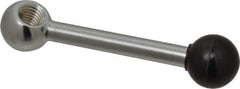 Gibraltar - 1 Offset Arm, 1/2-13" Hole, Tapped Clamping Handle - 1" Hub Diam, 15/16" Ball Diam - Eagle Tool & Supply