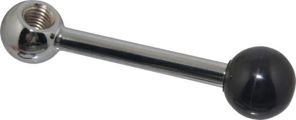 Gibraltar - 1 Offset Arm, 5/8-11" Hole, Tapped Clamping Handle - 1-1/4" Hub Diam, 1-1/4" Ball Diam - Eagle Tool & Supply