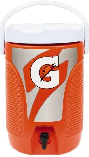 Gatorade - 3 Gal Cooler - Plastic, Orange - Eagle Tool & Supply