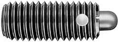 TE-CO - Threaded Spring Plungers Thread Size: 8-32 Thread Length (Inch): 5/8 - Eagle Tool & Supply