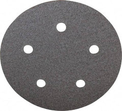 Norton - 5" Diam, 80 Grit, Aluminum Oxide Hook & Loop Disc - Medium Grade, Coated, B Weight Paper Backing, Series A275 - Eagle Tool & Supply