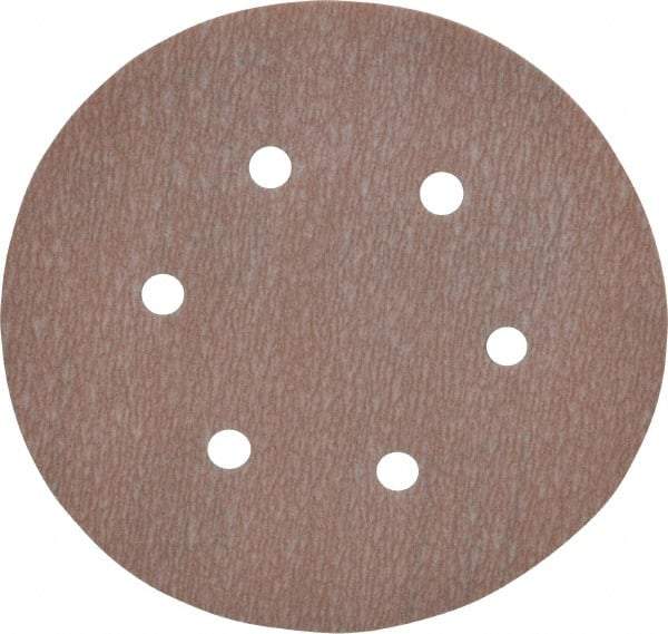 Norton - 6" Diam, 1,000 Grit, Aluminum Oxide Hook & Loop Disc - Super Fine Grade, Coated, B Weight Paper Backing, Series A275 - Eagle Tool & Supply