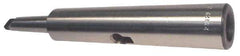 Scully Jones - MT2 Inside Morse Taper, MT4 Outside Morse Taper, Extension Sleeve - Hardened & Ground Throughout, 6-5/16" Projection, 1.31" Body Diam - Exact Industrial Supply