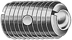 TE-CO - M12x1.75, 8mm Ball Diam, 22mm Body Length, 2.49mm Max Ball Reach, Threaded Ball Plunger - Eagle Tool & Supply