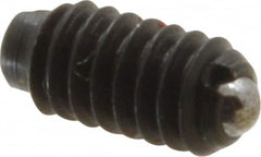 TE-CO - 5-40, 0.062" Ball Diam, 1/4" Body Length, 0.02" Max Ball Reach, Threaded Ball Plunger - Eagle Tool & Supply