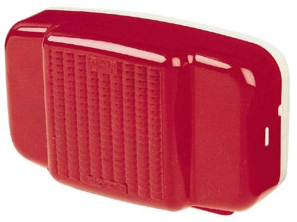 Peterson - 8-13/16" Long x 5-1/16" Wide Red Towing Lights - 12 Volt, Plastic - Eagle Tool & Supply