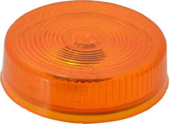 Peterson - 2-1/2" Diam, Amber Lens & Reflector - Plastic, 12 Volt - Eagle Tool & Supply