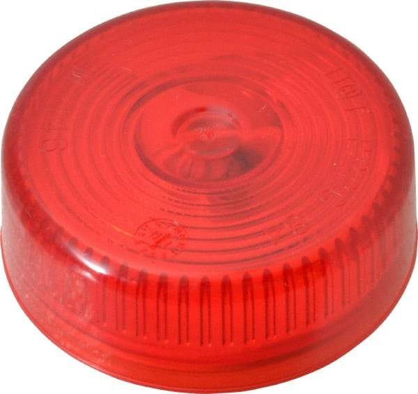 Peterson - 2" Diam, Red Lens & Reflector - Plastic, 12 Volt - Eagle Tool & Supply