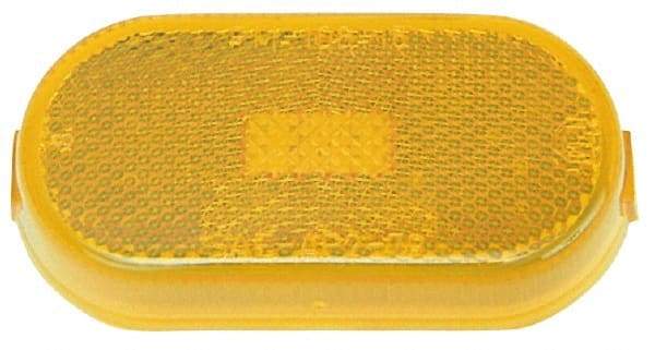 Peterson - 4-1/8" Long x 2" Wide, Amber Lens & Reflector - Plastic, 12 Volt - Eagle Tool & Supply