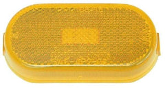 Peterson - 4-1/8" Long x 2" Wide, Amber Lens & Reflector - Plastic, 12 Volt - Eagle Tool & Supply