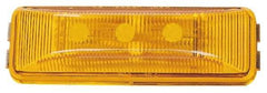 Peterson - 3-13/16" Long x 1" Wide, Amber Lens & Reflector - Plastic, 12 Volt - Eagle Tool & Supply