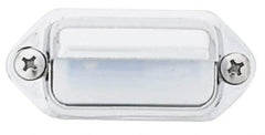 Peterson - 2" Long x 1-3/16" Wide, Clear Lens & Reflector - Plastic, 12 Volt - Eagle Tool & Supply