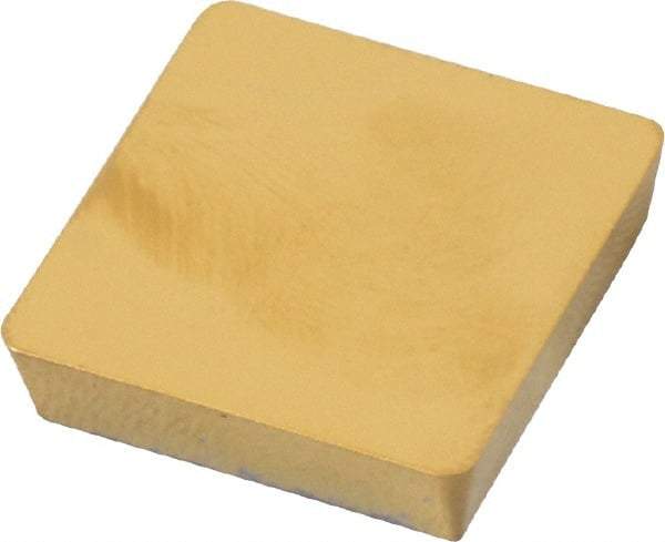 Kennametal - SPU633 Grade KC725M Carbide Milling Insert - TiN/TiCN/TiN Finish, 3/16" Thick, 3/4" Inscribed Circle, 3/64" Corner Radius - Eagle Tool & Supply