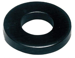 Jergens - 1" Screw, Steel Standard Flat Washer - 1-1/16" ID x 2-1/2" OD, 1/4" Thick, Black Oxide Finish - Eagle Tool & Supply