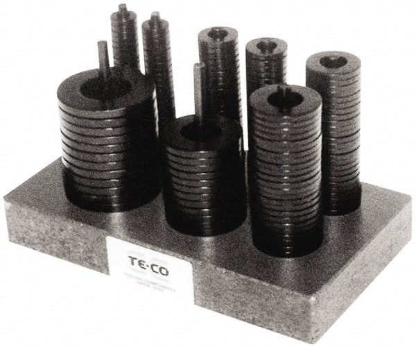 TE-CO - Washer Assortments Type: Flat Number of Pieces: 40 - Eagle Tool & Supply