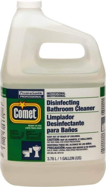 Comet USA LLC - 1 Gal Jug Liquid Bathroom Cleaner - Pleasant Scent, Disinfectant, General Purpose Cleaner - Eagle Tool & Supply