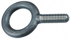 Gibraltar - 6,400 Lb Capacity, Alloy Steel, 3/4 Thread, Fixed Lifting Eye Bolt - Fully Threaded, 2" Shank, 2" Thread Length, No Shoulder - Eagle Tool & Supply