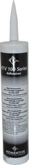 Momentive Performance Materials - 10.1 oz Tube Silver RTV Silicone Joint Sealant - 400°F Max Operating Temp, 20 min Tack Free Dry Time, 24 hr Full Cure Time, Series RTV100 - Eagle Tool & Supply