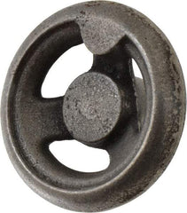 Gibraltar - 3", 3 Spoke Offset Handwheel - 1" Hub, Cast Iron, Plain Finish - Eagle Tool & Supply