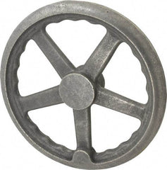 Gibraltar - 10", 3 Spoke Straight Handwheel - 2" Hub, Cast Iron, Plain Finish - Eagle Tool & Supply