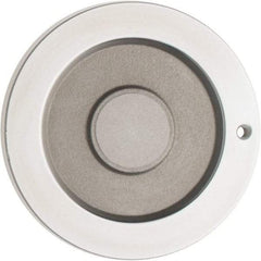 Value Collection - 4", 3 Spoke Straight Handwheel - 1.2" Hub, Aluminum, Chrome Plated Finish - Eagle Tool & Supply