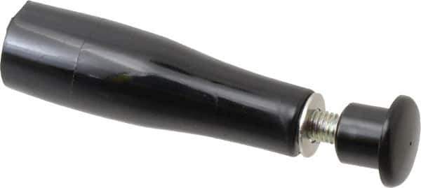 Value Collection - M8x1.25 Stem, Revolving Handwheel & Machine Handle - Plastic Handle, Steel Stem - Eagle Tool & Supply