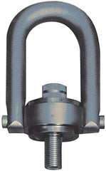 Jergens - 4,000 Lb Load Capacity Safety Engineered Center Pull Hoist Ring - 60 Ft/Lb Torque, 5/8 - 11 Thread, Alloy Steel - Eagle Tool & Supply