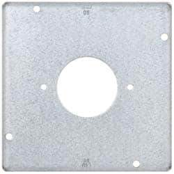 Cooper Crouse-Hinds - Electrical Outlet Box Steel Square Surface Cover - Eagle Tool & Supply