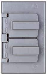 Cooper Crouse-Hinds - Electrical Outlet Box Aluminum Weatherproof Cover - Includes Gasket - Eagle Tool & Supply