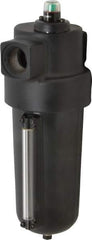 Norgren - 1" Port Coalescing Filter - Aluminum Bowl, Automatic Drain, 250 Max psi, 0.01 Micron Rating, 4-3/4" Wide x 13-1/4" High - Eagle Tool & Supply