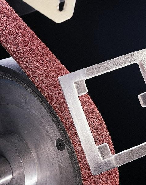 3M - 4" Wide x 90" OAL, Aluminum Oxide Abrasive Belt - Aluminum Oxide, Coarse, Nonwoven, Series SC-BL - Eagle Tool & Supply