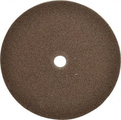 3M - 6" Diam, 1/4" Face Width, 5/8" Center Hole, Medium Grade, Aluminum Oxide Deburring Wheel - Unitized, Hard Density 7 Grade, 7,500 RPM - Eagle Tool & Supply