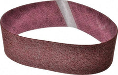 3M - 4" Wide x 36" OAL, Aluminum Oxide Abrasive Belt - Aluminum Oxide, Medium, Nonwoven, Series SC-BS - Eagle Tool & Supply