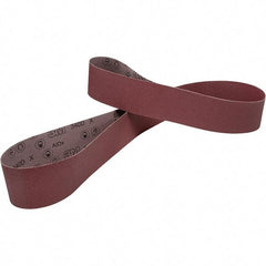 3M - 6" Wide x 108" OAL, 80 Grit, Aluminum Oxide Abrasive Belt - Aluminum Oxide, Coated, Cloth Backing, Series 340D - Eagle Tool & Supply