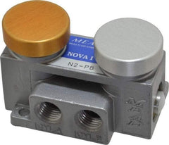 Mead - 1 CV Rate Push Button Manual Control Valve - 120 Max psi - Eagle Tool & Supply