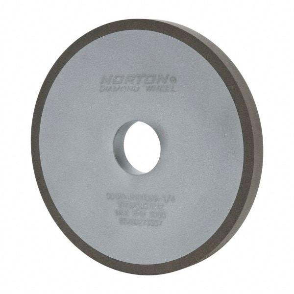 Norton - 6" Diam x 1-1/4" Hole x 1/2" Thick, 120 Grit Surface Grinding Wheel - Diamond, Type 1A1, Fine Grade, Resinoid Bond - Eagle Tool & Supply