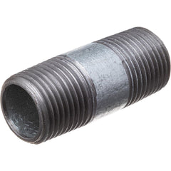 Galvanized Pipe Nipples & Pipe; Pipe Size: 1.0000 in; Thread Style: Threaded on Both Ends; Schedule: 40; Material: Steel; Length (Inch): 3.00; Construction: Welded; Maximum Working Pressure: 300.000; Lead Free: Yes; Standards: ASTM ™A733; NSF 372; ASTM A5