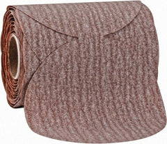 Norton - 3-1/2" Diam, 180 Grit Aluminum Oxide Adhesive PSA Disc - Fine Grade, Natural, B Weighted Backing, Flexible - Eagle Tool & Supply