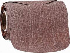 Norton - 3-1/2" Diam, 400 Grit Aluminum Oxide Adhesive PSA Disc - Super Fine Grade, Natural, B Weighted Backing, Flexible - Eagle Tool & Supply