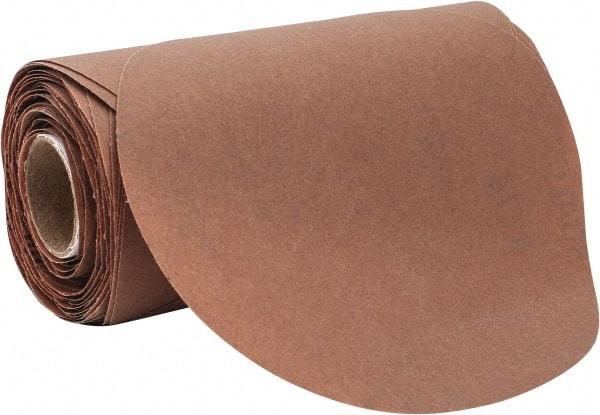 Norton - 5" Diam, 500 Grit Aluminum Oxide Adhesive PSA Disc - Super Fine Grade, Brown, B Weighted Backing, Flexible - Eagle Tool & Supply
