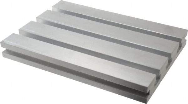 Mitee-Bite - 330.2mm Long x 228.6mm Wide x 37.6mm High Aluminum Fixture Plate - 12.7mm Plate Thickness - Eagle Tool & Supply